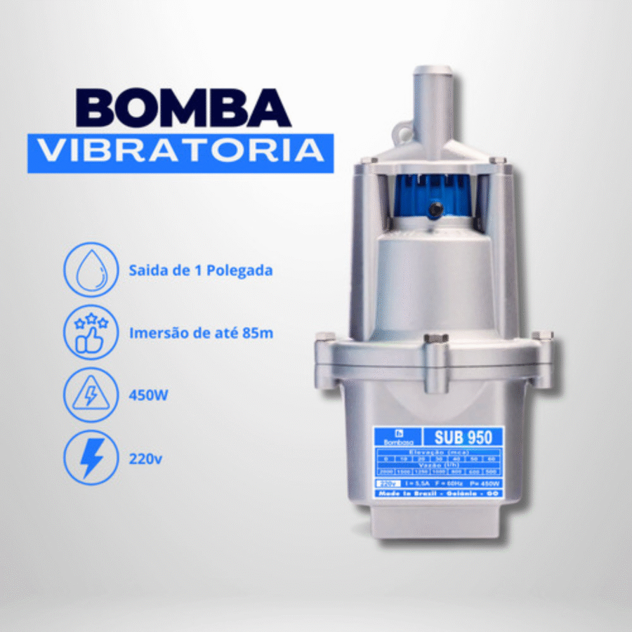 Bomba Submersa P/poço Sapo Bsb950 450w 1pol - 110/220 - Bombasa - Imagem 3